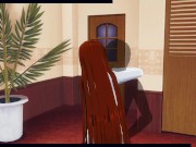 3D HENTAI Kurisu Makise gets fucked in the room (Steins Gate) 6/16