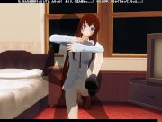 3D HENTAI Kurisu Makise gets fucked in the room (Steins Gate) 7/16