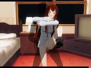 3D HENTAI Kurisu Makise gets fucked in the room (Steins Gate) 9/16