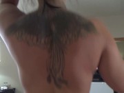 Gorgeous MILF eagerly sucks and rides monster cock! 13/16