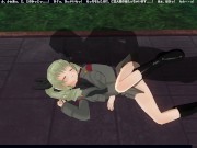3D HENTAI Girl tanker fucks in the garden 4/16