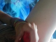 Milf masturbates w pink dildo 15/16