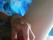 Milf masturbates w pink dildo 16/16