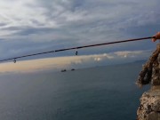 Fishing WITHOUT PANTIES among Fishermen 12/16