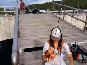 Fishing WITHOUT PANTIES among Fishermen 15/16