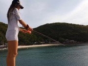 Fishing WITHOUT PANTIES among Fishermen 2/16