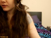 Bored Girl Chews On Pizza 7/16