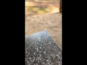 Rest stop masturbation