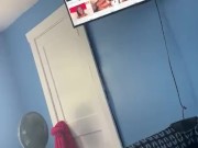 Waiting On Daddy To Come Home To Fuck This Pussy So Watch Porn And Finger Fuck Myself 