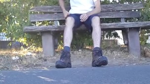 A wank in public