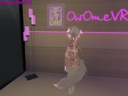 Shy Catgirl puts on a show for you ❤️Solo Masturbation in Virtual Reality [VRchat] 3d hentai camgirl 6/16