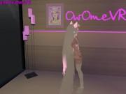 Shy Catgirl puts on a show for you ❤️Solo Masturbation in Virtual Reality [VRchat] 3d hentai camgirl 9/16
