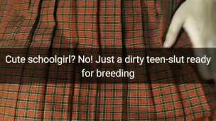  18 years old schoolgirl ready for dirty fucking