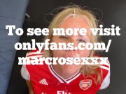 British milf gets huge facial over fa cup final win  16/16