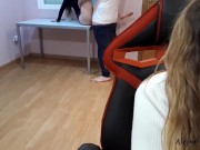 MIENTRAS MI HERMANA ESTUDIA , YO FOLLO A SU NOVIO CALIENTE 7/16