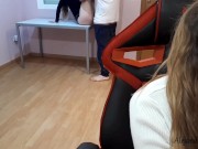 MIENTRAS MI HERMANA ESTUDIA , YO FOLLO A SU NOVIO CALIENTE 8/16