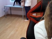 MIENTRAS MI HERMANA ESTUDIA , YO FOLLO A SU NOVIO CALIENTE 9/16