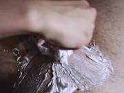 Gentle shaving of the penis 