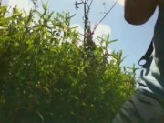 Quick outdoor wank while cycling from work 12/16