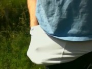 Quick outdoor wank while cycling from work 8/16