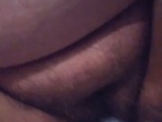 Watch me ride my purple bad dragon toy and make it cum inside my fat pussy