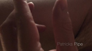 Big uncut dick with precum