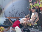 Invited a real prostitute in fishnet tights to cottage and fucked hard 5/16