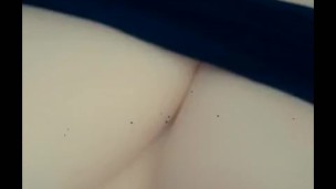 Chubby goth shows you her tits
