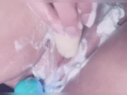 Pretty pussy, fruit, whipped cream and orgasms  5/16