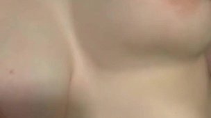 Dirty slut teases with some naughty tit slapping!