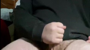 Dadbod jerks off for first time in years 