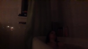 Masterbaition includes self care in the bathtub.