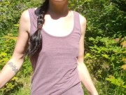 Wetting My Leggings On the Long Hike 13/16