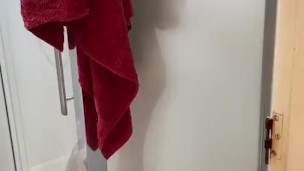 Perverted step son films me showering 