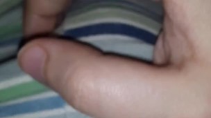 Jerking Off and Rimming Through Clothes While Moaning 