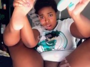 Jadeenasty massive Squirt in Deskchair 11/16