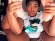 Jadeenasty massive Squirt in Deskchair 9/16