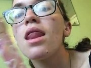 Glass dildo anal 14/16