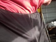 Wagging My Fat Cock At Work