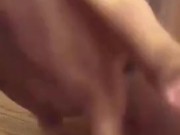 Horny slut. Fingers my cunt till I cum 13/16