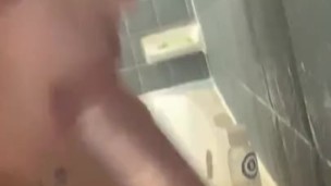 naughty teen showering