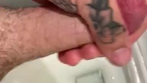 Jerking my cock before my pawg comes home so I can fuck her ass off