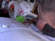 BJ Pov on Boat in public yard Athena Viva