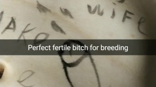 My wife is perfect breeding slut for strangers [Cuckold. Snapchat]