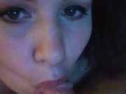 Dick sucking from beautiful wife 5/16