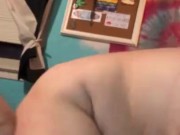 fucking this white girl til she cums  6/16