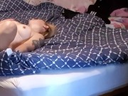 Hubby goes to work while fuckbuddy eats my pussy and fucks me hard. Makes me cum twice! 3/16