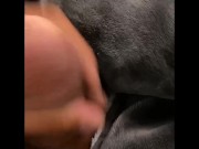 stroking my cock mini cumshot 