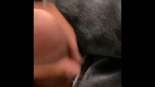 stroking my cock mini cumshot 