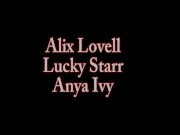Sweet Brown Sugar Love! Alix Lovell Lucky Starr & Anya Ivy! 2/16